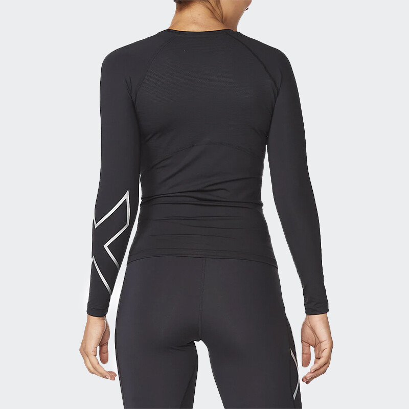 Remera 2XU Core Compression Long Sleeve Negro