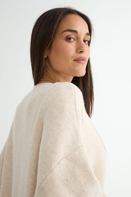 SACO TEJIDO ALHELÍ BEIGE