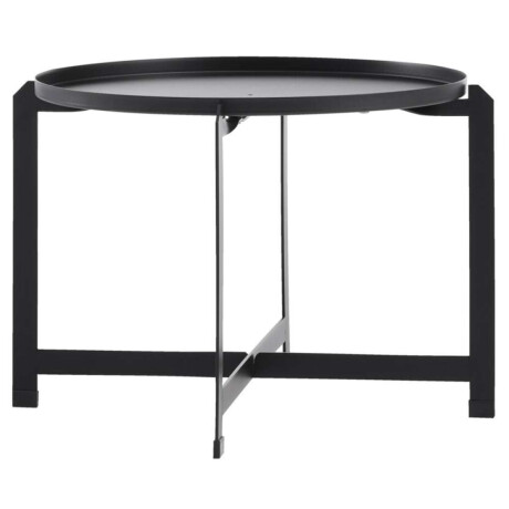 Mesa Auxiliar Borre Ø50Xa40 Negro