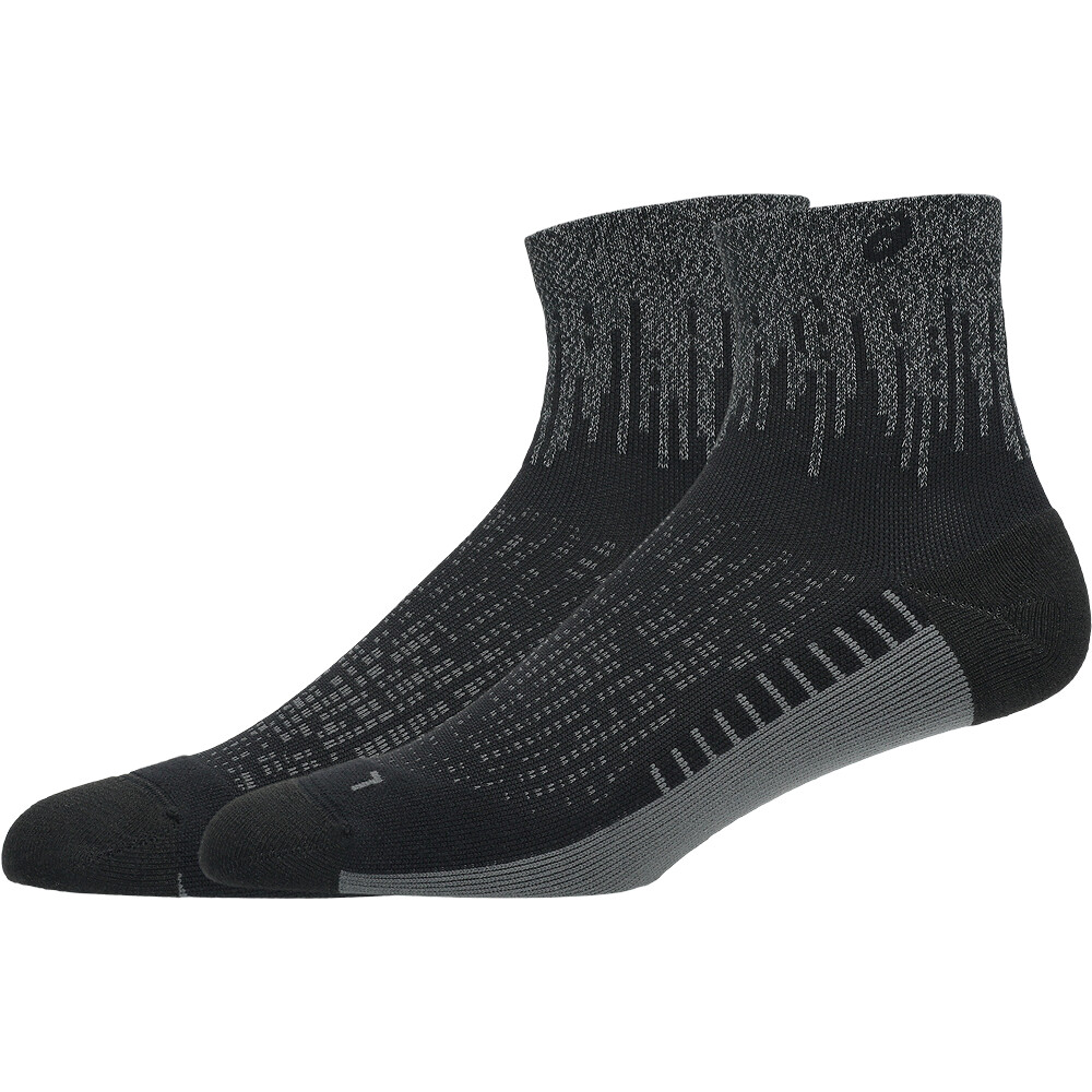 Medias Running Performance Run Sock Quarter Unisex Performance Black