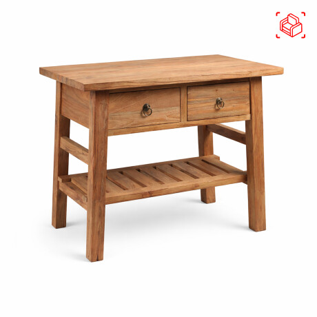 MUEBLE DE BAÑO MADERA NATURAL-BEIGE FARM