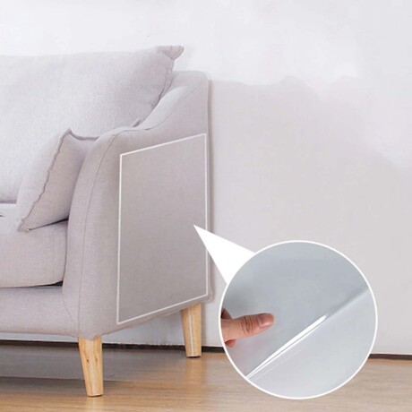Set X10 Protectores Anti Arañazos Mascotas para Muebles Sofá Transparente
