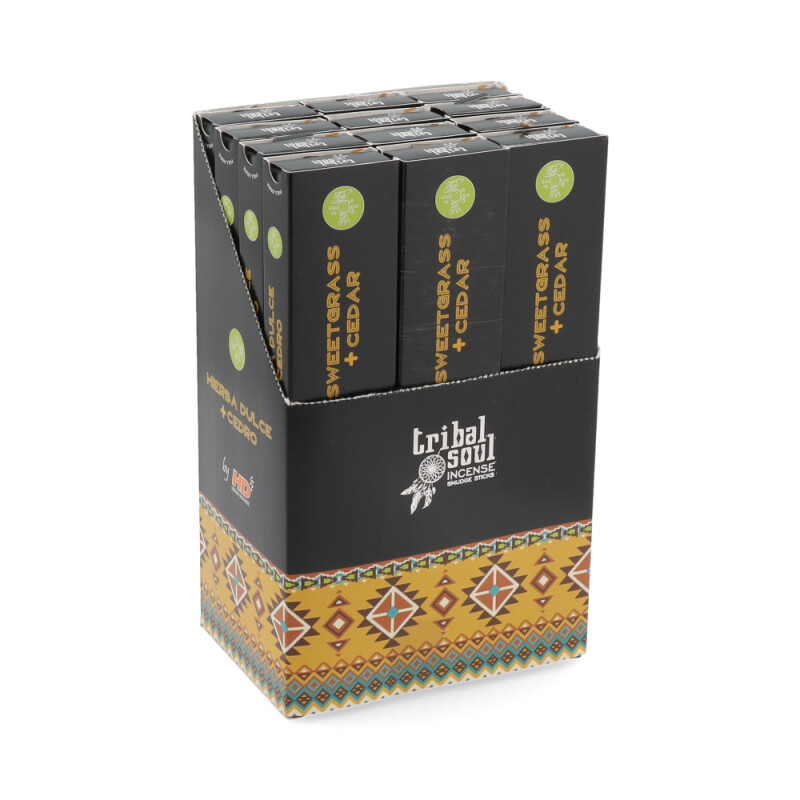VARITAS TRIBAL SOUL CAJA DE MASALA 15GR X12 Hierbas Dulce - Cedro