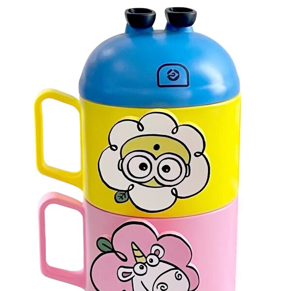 Set tazas apilables Minions 2pcs Set tazas apilables Minions 2pcs