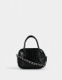 Bowling Cartera Bowling Croco - Negro