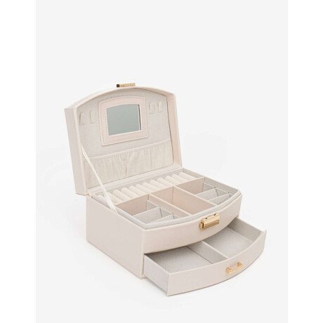 Organizador De Bijou Blanco Crudo