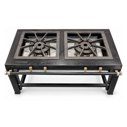 Cocina Industrial de 2 Bocas con Quemadores Dobles Cocina Industrial de 2 Bocas con Quemadores Dobles