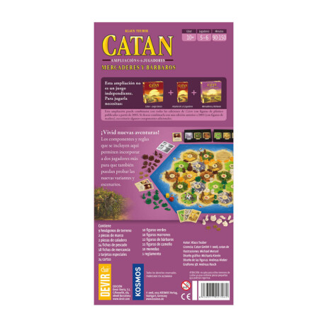 Catan: Mercaderes y Bárbaros Ampliación 5-6 jugadores Catan: Mercaderes y Bárbaros Ampliación 5-6 jugadores