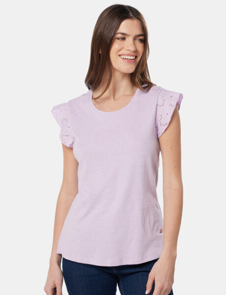 REMERA LISA Lila