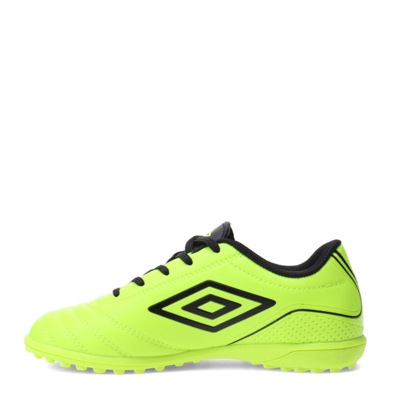 Championes de Niños Umbro Fútbol 5 Classico II TF Verde Lima - Negro