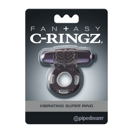 Fantasy C-Ringz Vibrating Super Ring Negro Fantasy C-Ringz Vibrating Super Ring Negro