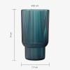 Juego de 4 vasos de acrilico Juego de 4 vasos de acrilico