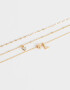 Collares Cortos De inicial Collar Corto De Inicial "l" - Dorado