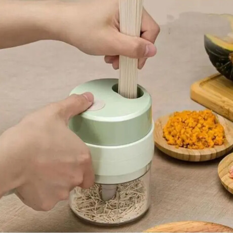 Cortador eléctrico de verduras multiuso Verde