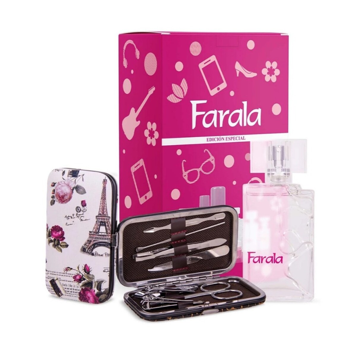 Perfume Farala Edt 50ML + Set Manicure - 001 