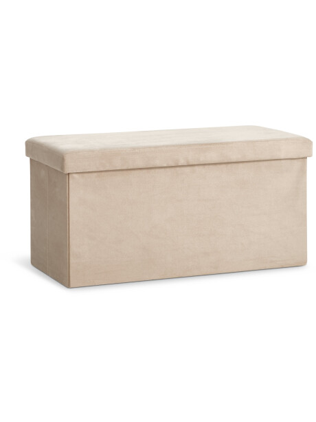 Puf AUNING 76x38 con almac terciopelo arena osc Puf AUNING 76x38 con almac terciopelo arena osc