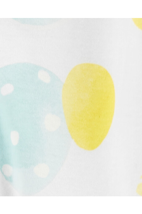 Pijama de Algodón de Una Pieza con Pie y Ajuste 100% Perfecto Pascuas 0