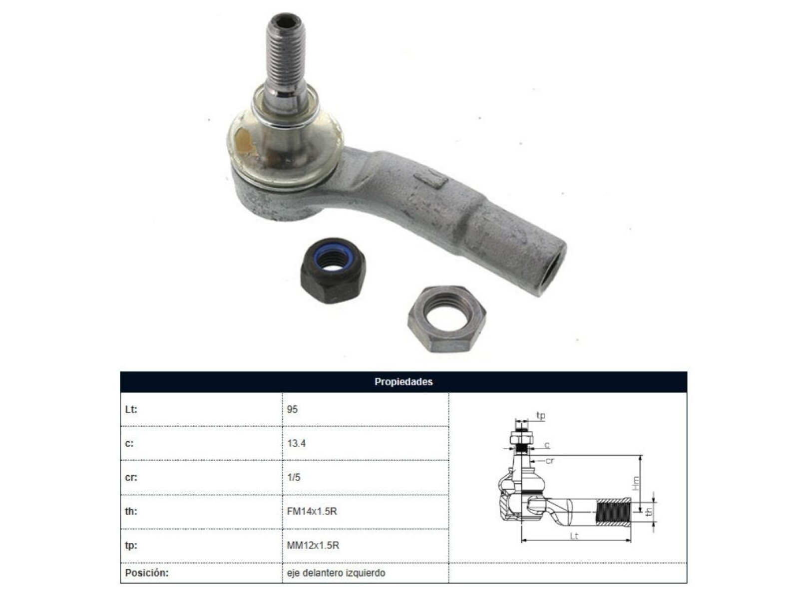 Puntero Volks Fox/Gol V/Saveiro/Saveiro Cross/Cross Fox/Suran/Gol Vi Vii/Polo 04-25 Izq 