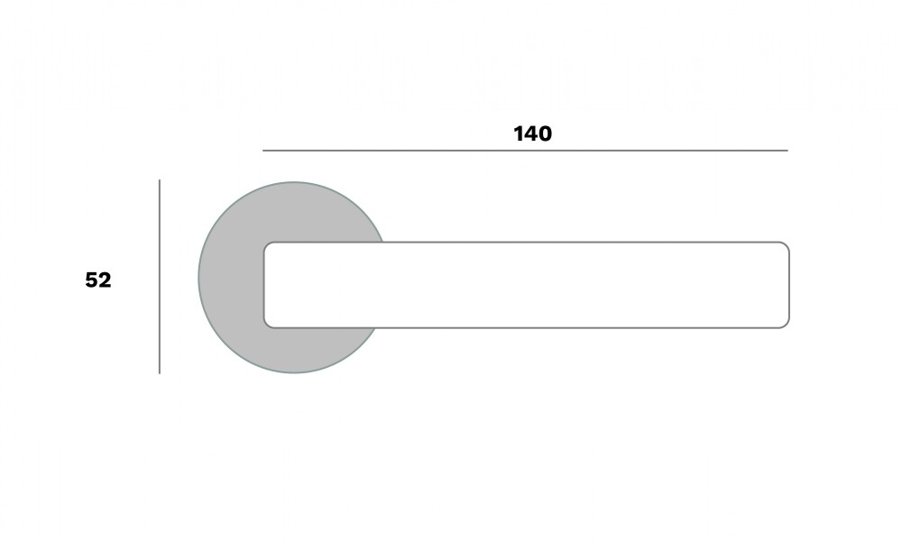 Manija para puerta R-430 A Manija Para Puerta R-430 A