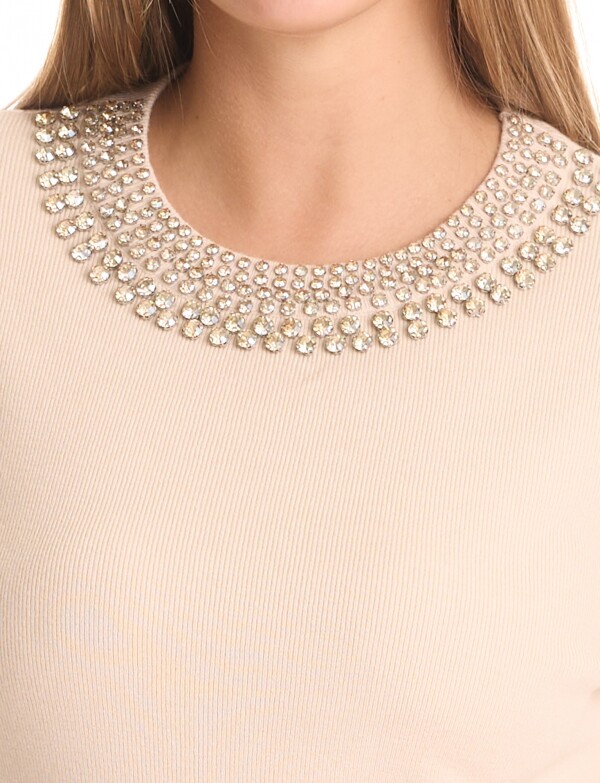 Buzo Brillos BEIGE
