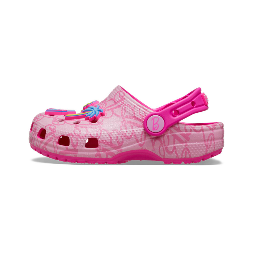 Crocs Mattel Pink Barbie Classic Clog T - Niños 1 a 5 años Multi