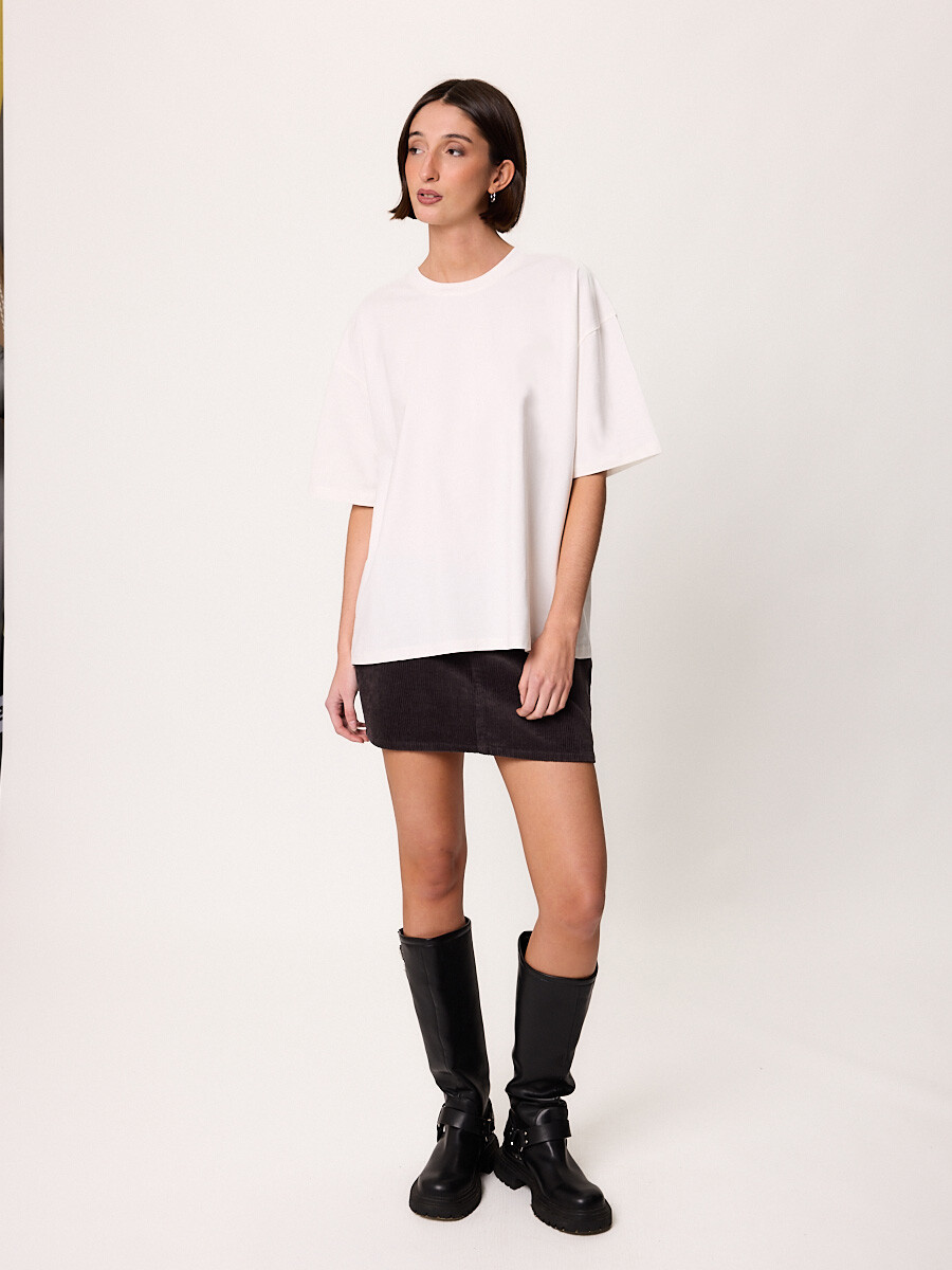 T-SHIRT M/C MACHE DIXIE Blanco