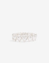 Pulseras Elásticas Metal Pulsera Elástica Corazón - Plateado