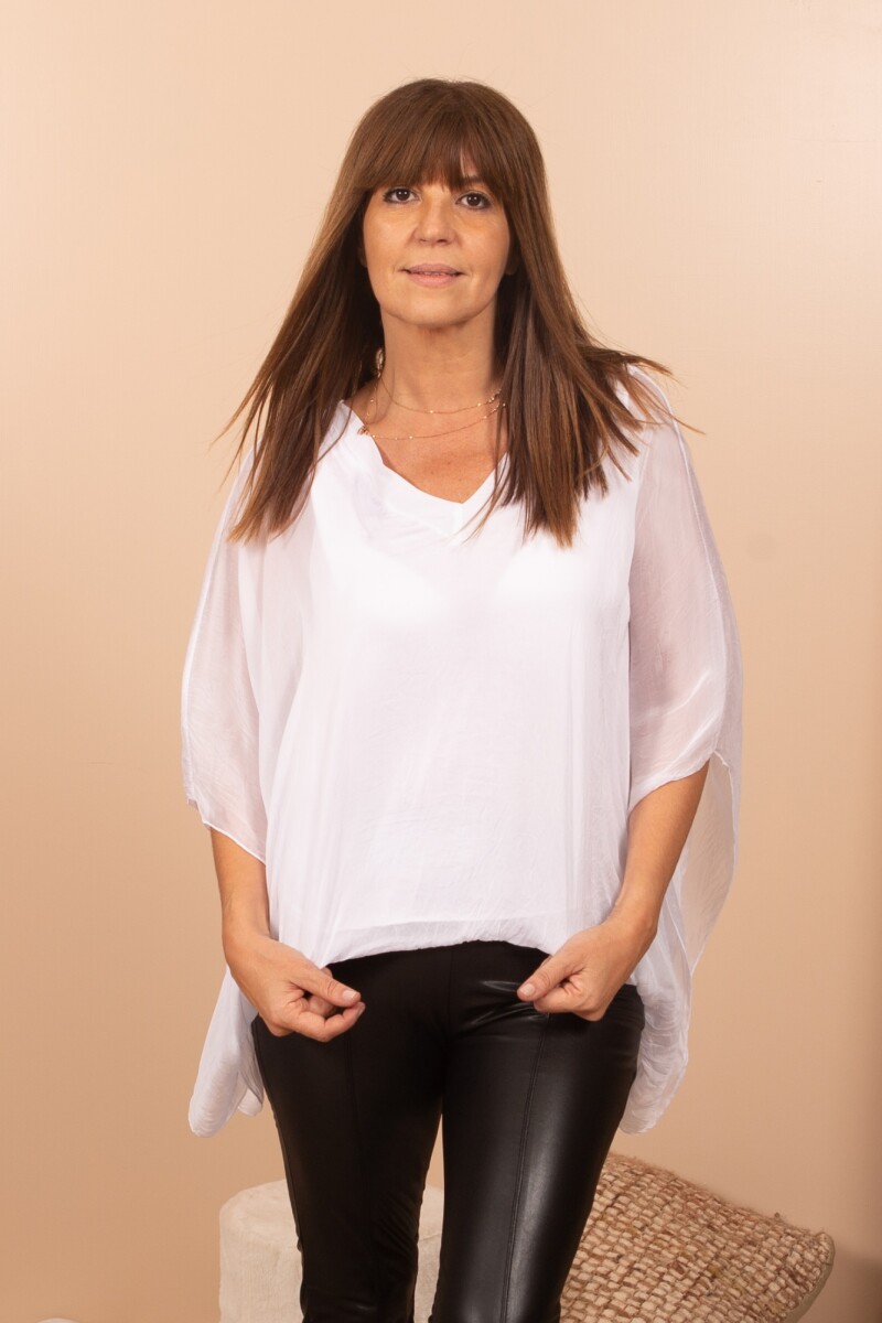 Blusa lisa Blanco