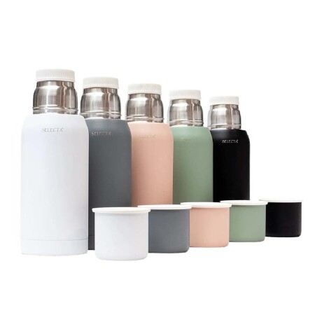 Termo Bala Aqua Acero Inox Doble Pared 750Ml 24Hs Frío Calor Verde Oliva