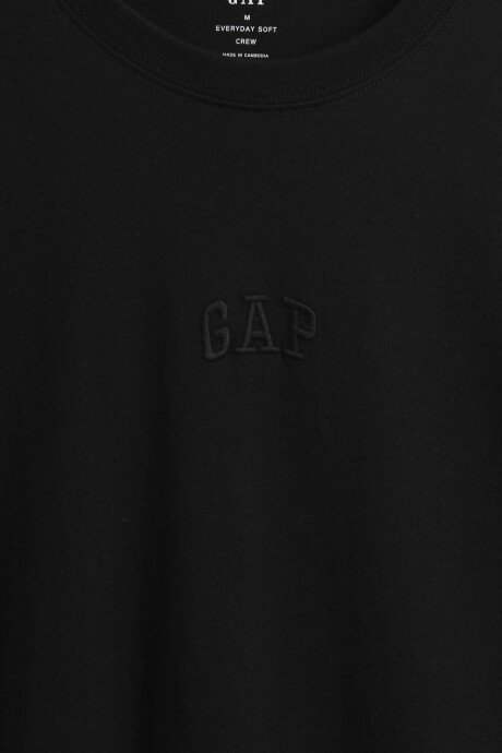 Remera Mini Logo Gap Hombre Black