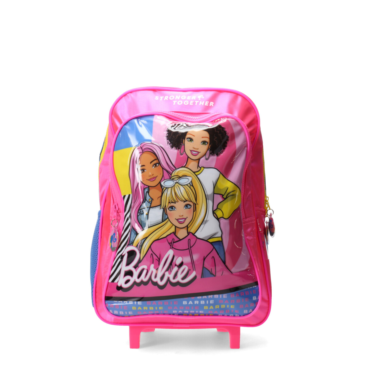 Mochila Barbie c/Carro - Rosado - Azul 