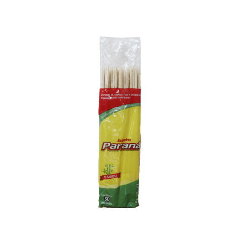 Palito Brochete PARANA 50 pcs (bambú) 25cm Palito Brochete PARANA 50 pcs (bambú) 25cm