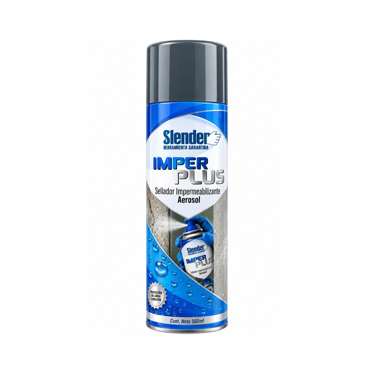 Sellador Impermeabilizante Repara Grietas 500 ml Slender - Gris 