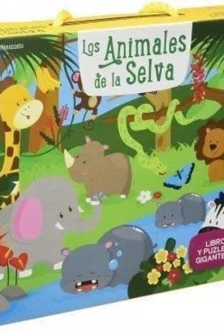 ANIMALES DE LA SELVA, LOS. LIBRO Y PUZLE GIGANTE ANIMALES DE LA SELVA, LOS. LIBRO Y PUZLE GIGANTE