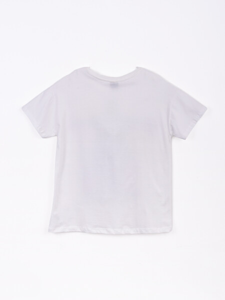 REMERA STAR STITCH OFF WHITE