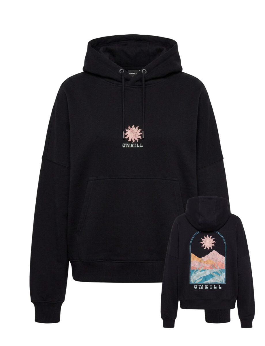 Canguro O'Neill Woman Retro Landscape Oversize - Negro 