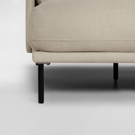 Sofá con chaise COSTA BEIGE - DERECHO