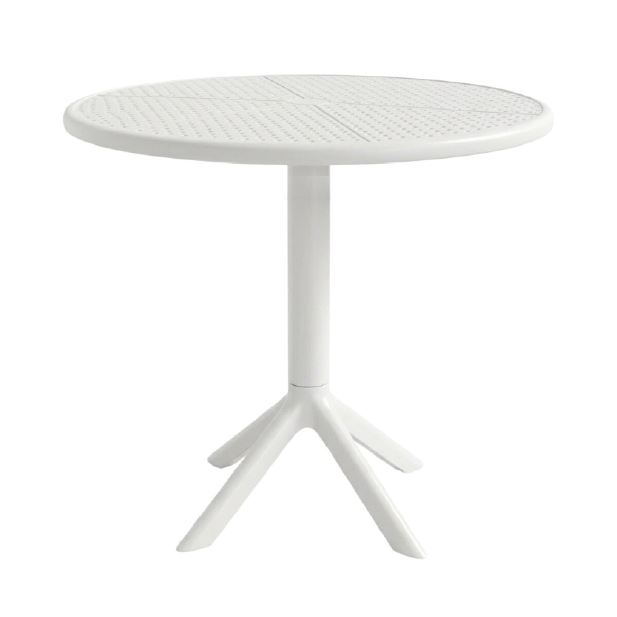Mesa Redonda De Exterior 80CM Blanco 
