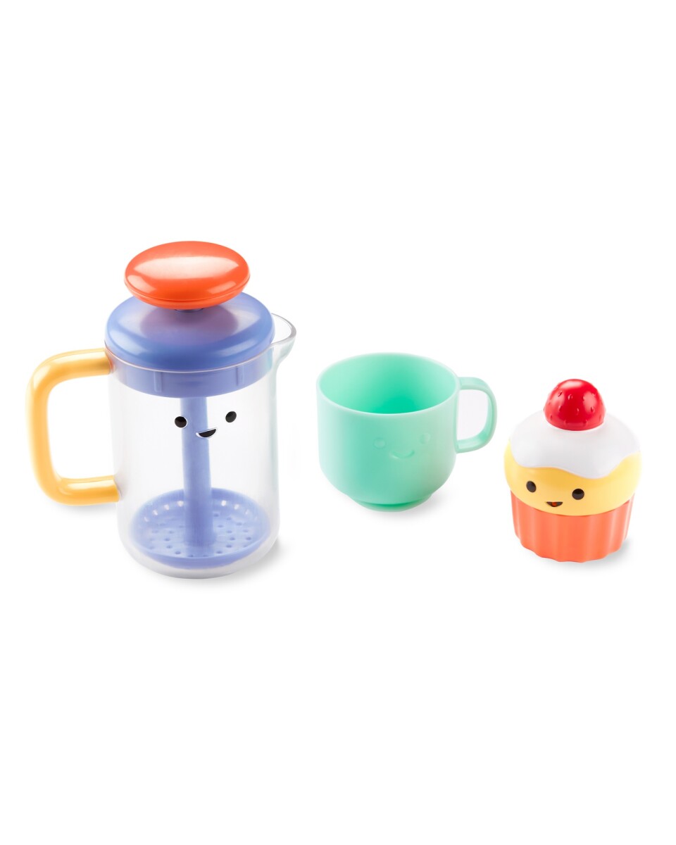 Juego de baño, café espumoso 