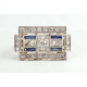Anillo Oro 18K, Zafiros Y Brillantes Anillo Oro 18K, Zafiros Y Brillantes