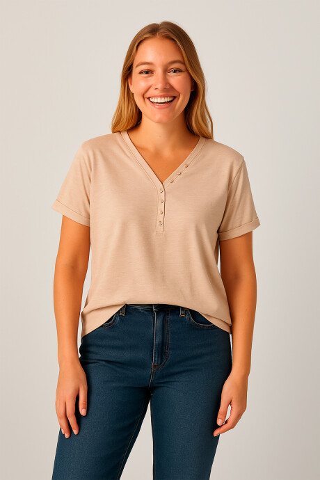 Remera Tazu Rosa Viejo