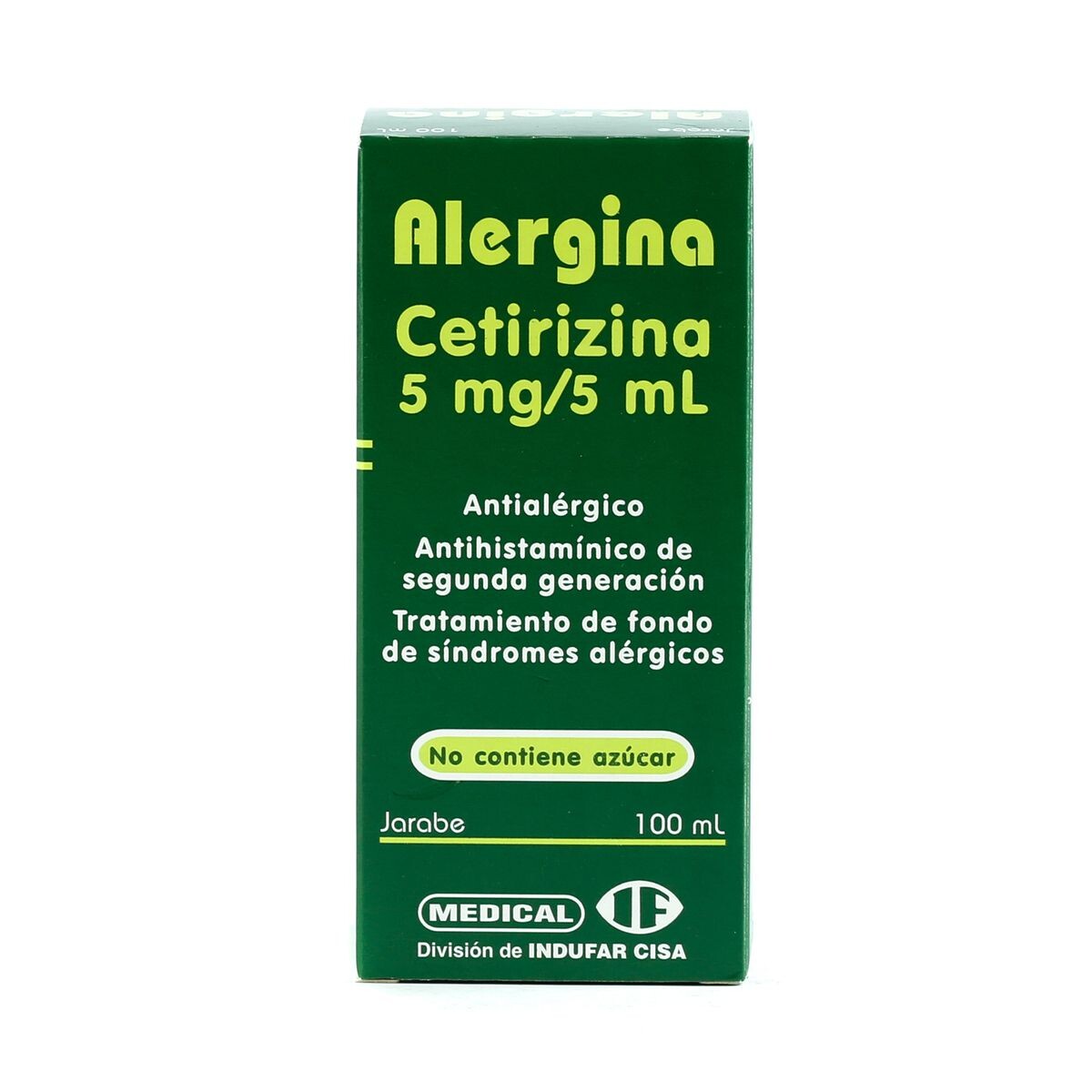 ALERGINA JARABE FRASCO X 100 ML. 