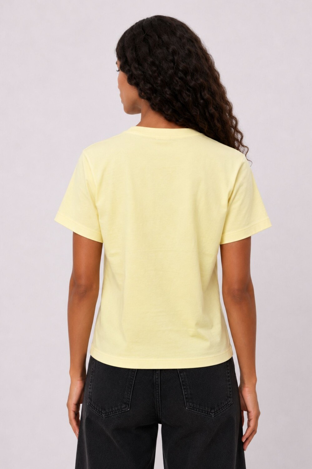 Remera Nontuela Amarillo Palido