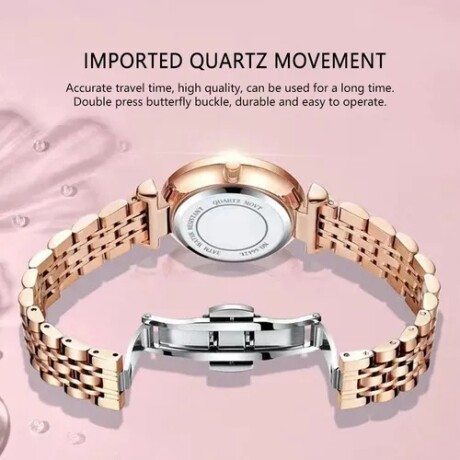 RELOJ OCEAN STAR DE LUJO ESFERA LILA LILA