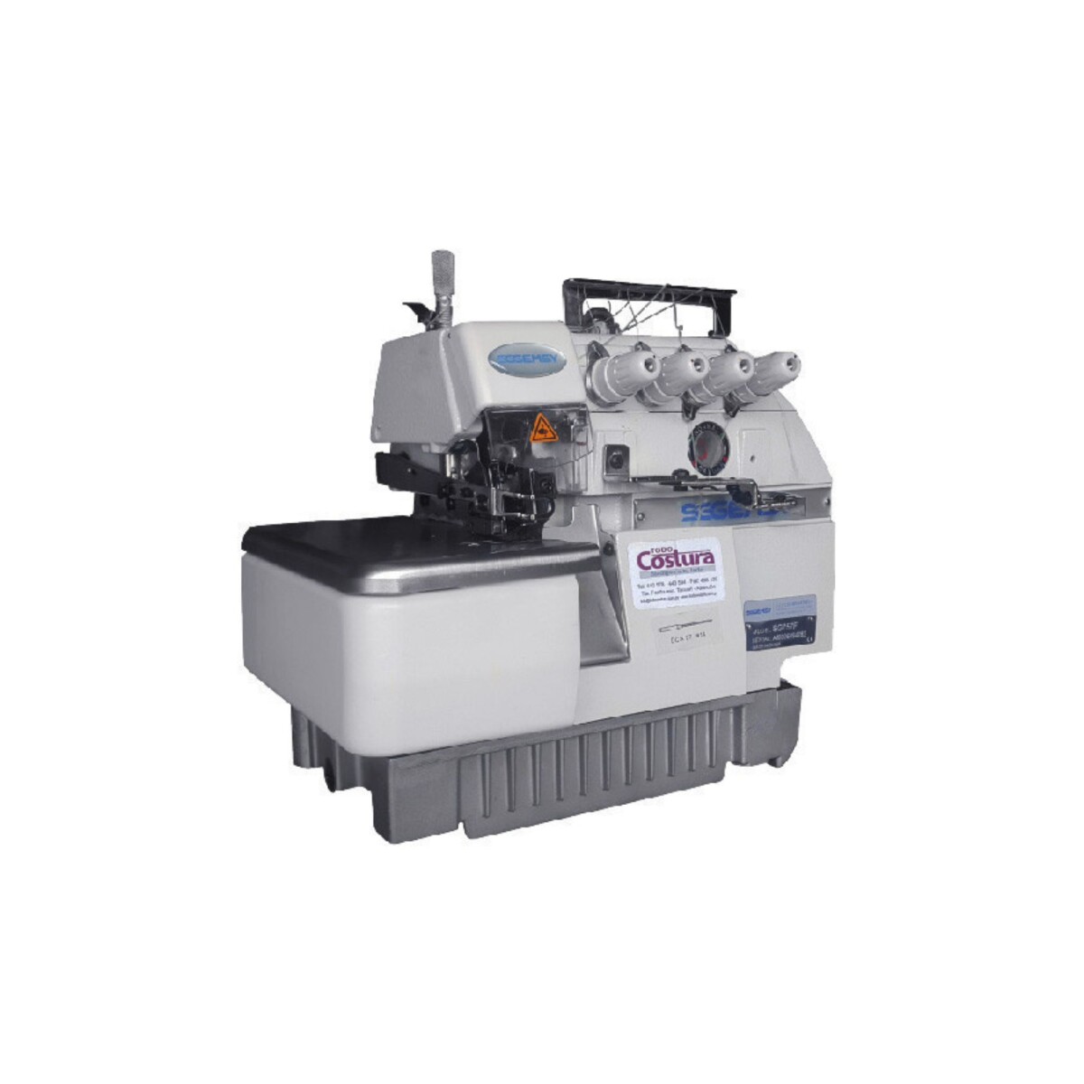 Maquina Coser Gemsy Industrial Overlock GEM757F 