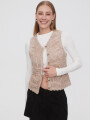 Chaleco Calia Beige Melange