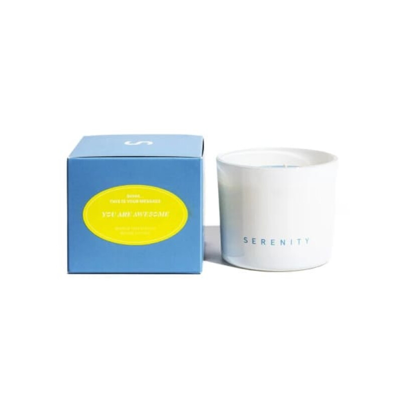 Vela Aromatica 250g Mensaje Oculto Matcha Coconut Milk