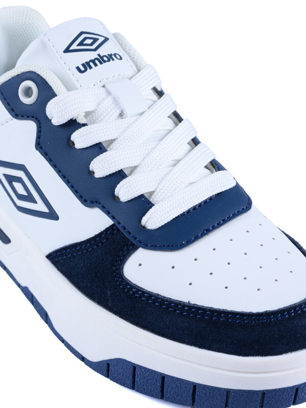 Championes MILO BOLD Umbro Junior Blanco, Azul Marino
