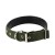 Collar Ajustable Reforzado Hebilla Nylon Perro Gato Mediano Variante Color Verde