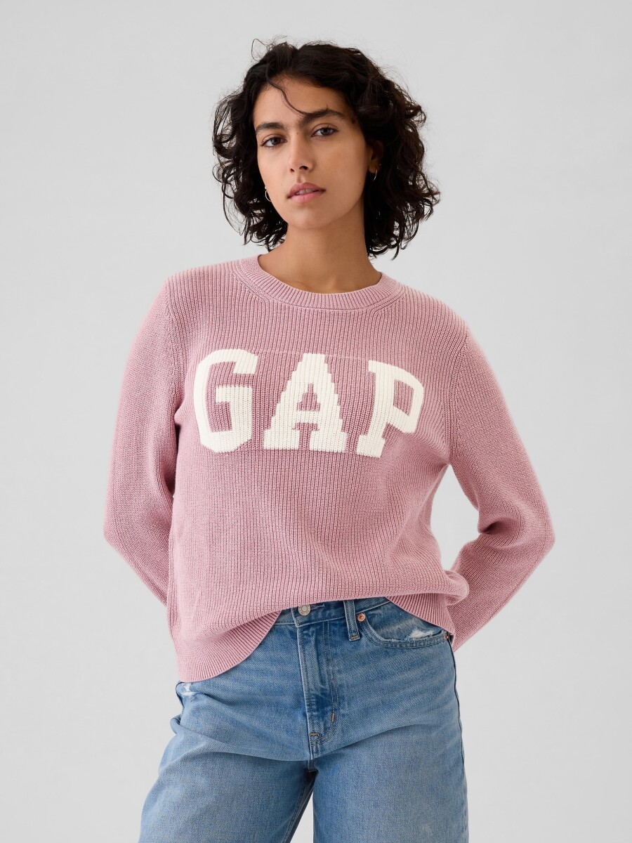 Buzo Logo Gap Mujer - Lilas Pink 16-1708 Tcx 
